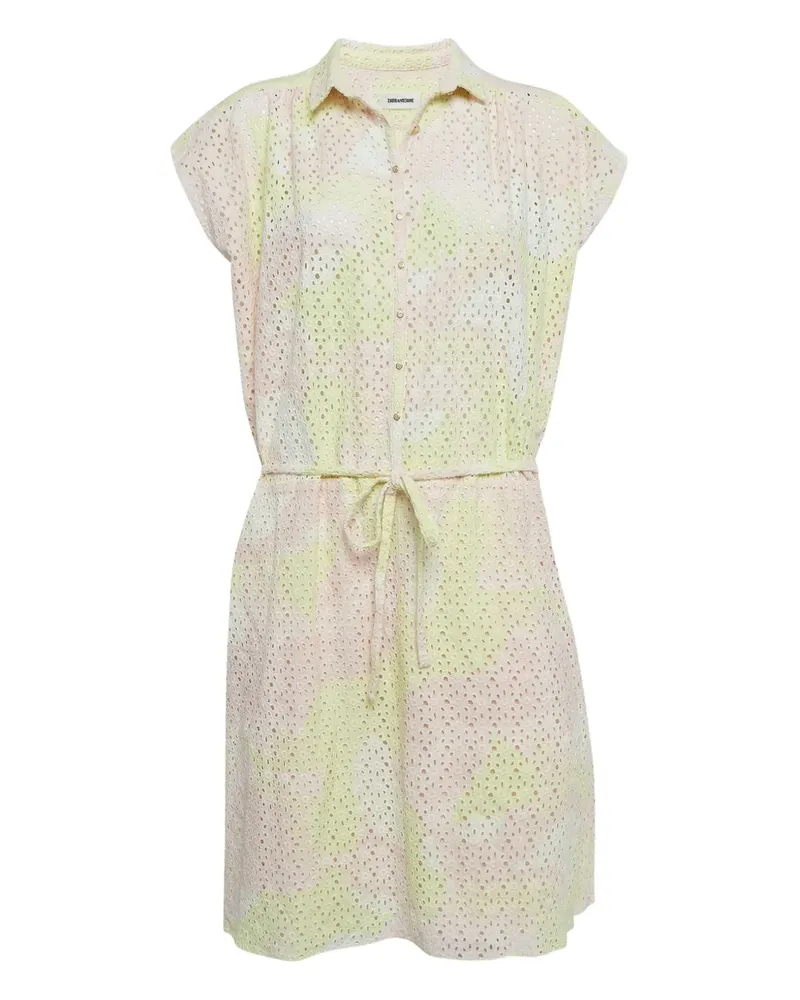 Zadig & Voltaire Pre-owned Hemdkleid mit Lochstickerei - Rosa Rosa