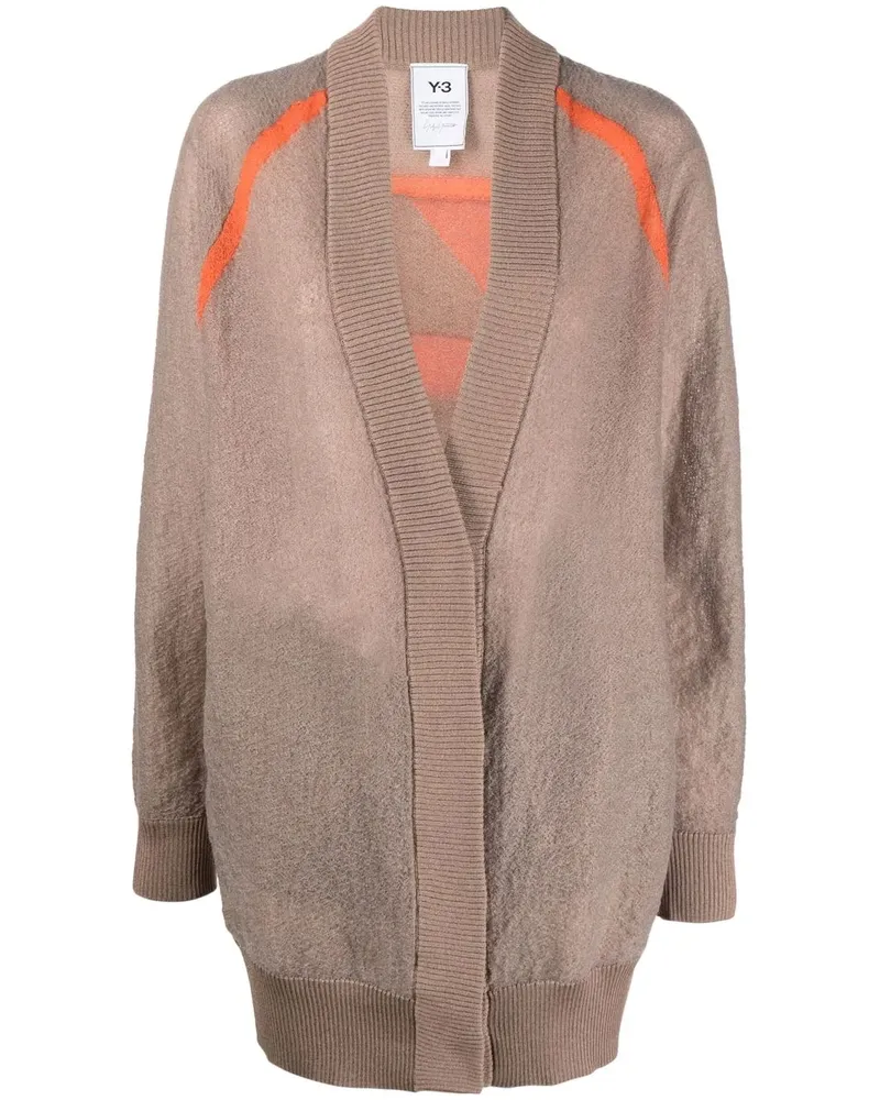 Y-3 Cardigan mit Logo - Nude Nude