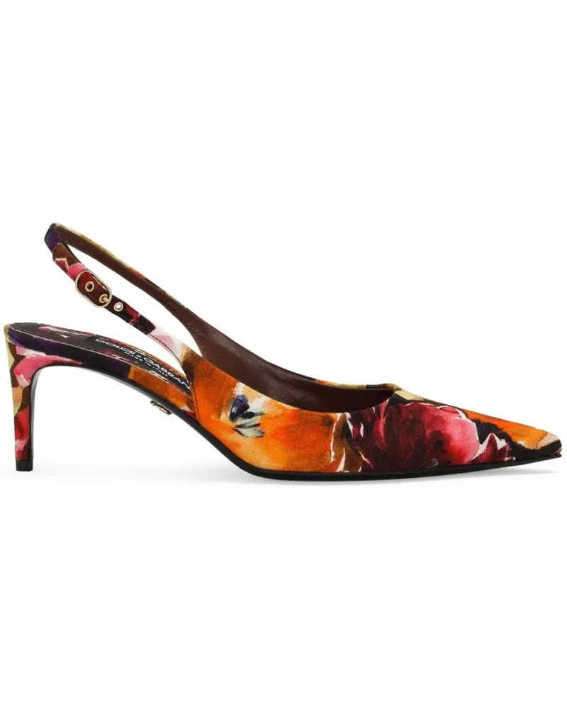 Dolce & Gabbana Pumps mit Slingback-Riemen - Orange Orange