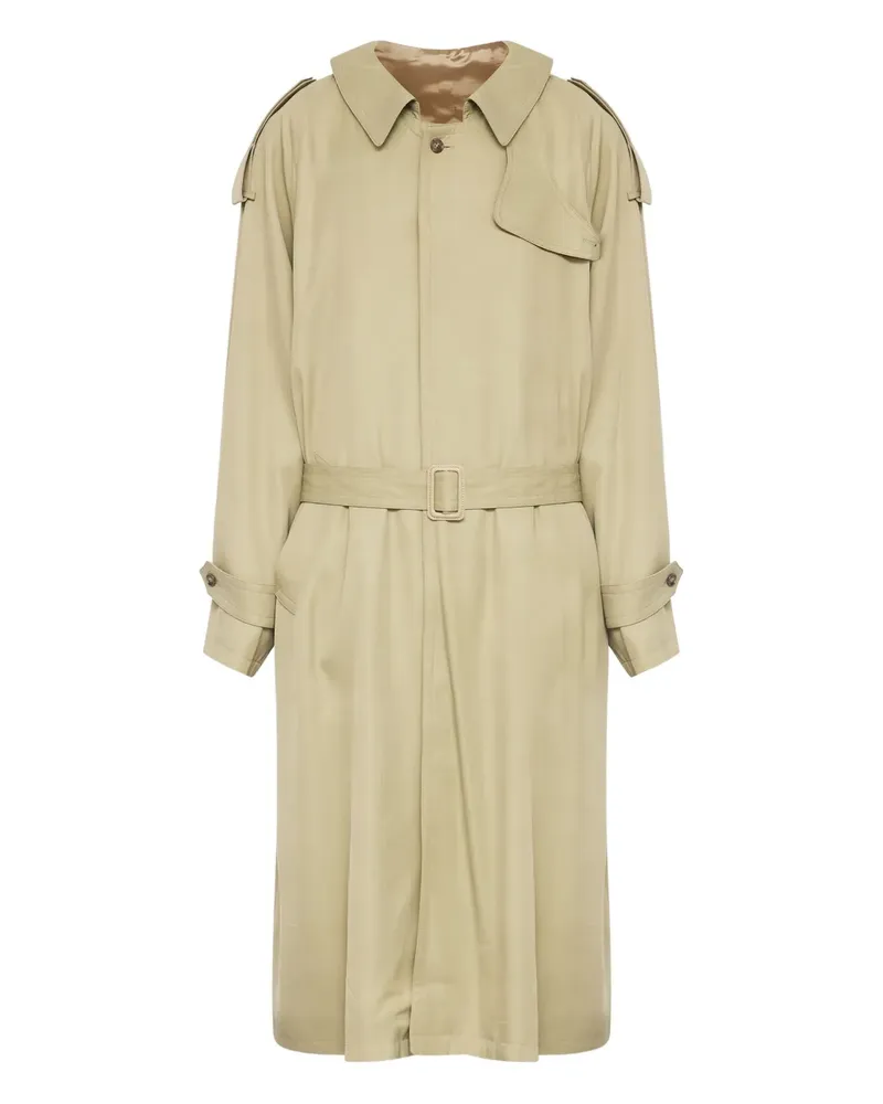 Maison Margiela Trenchcoat mit Gürtel - Nude Nude