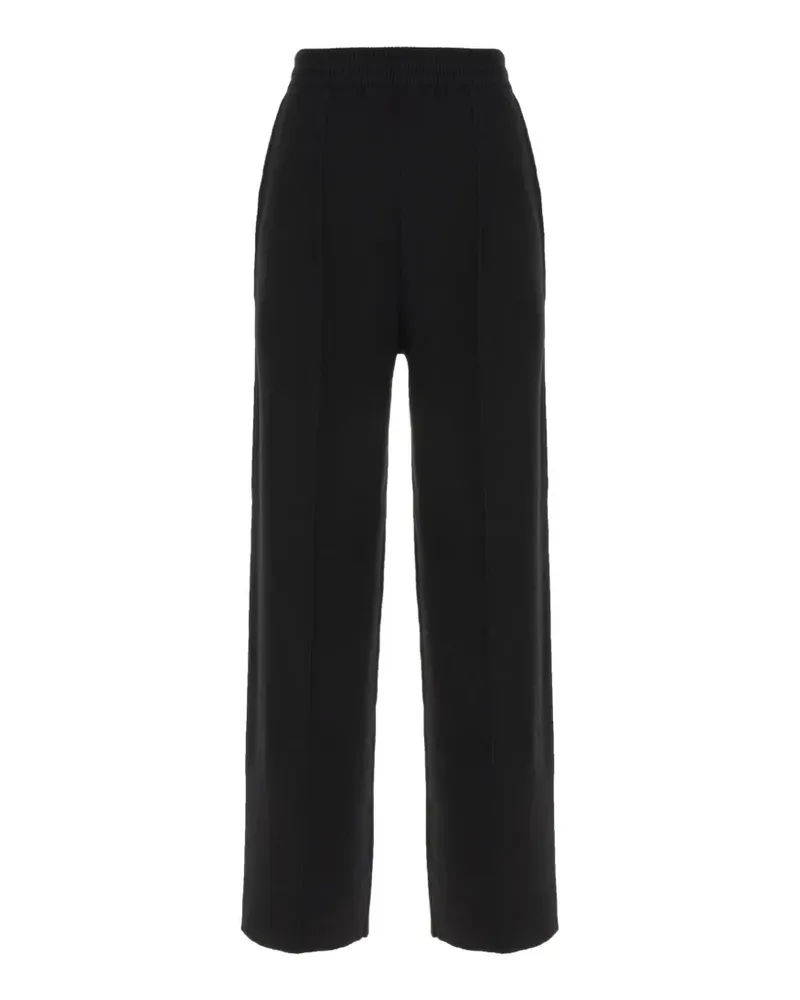 Lanvin elasticated-waistband pleated trousers - Schwarz Schwarz