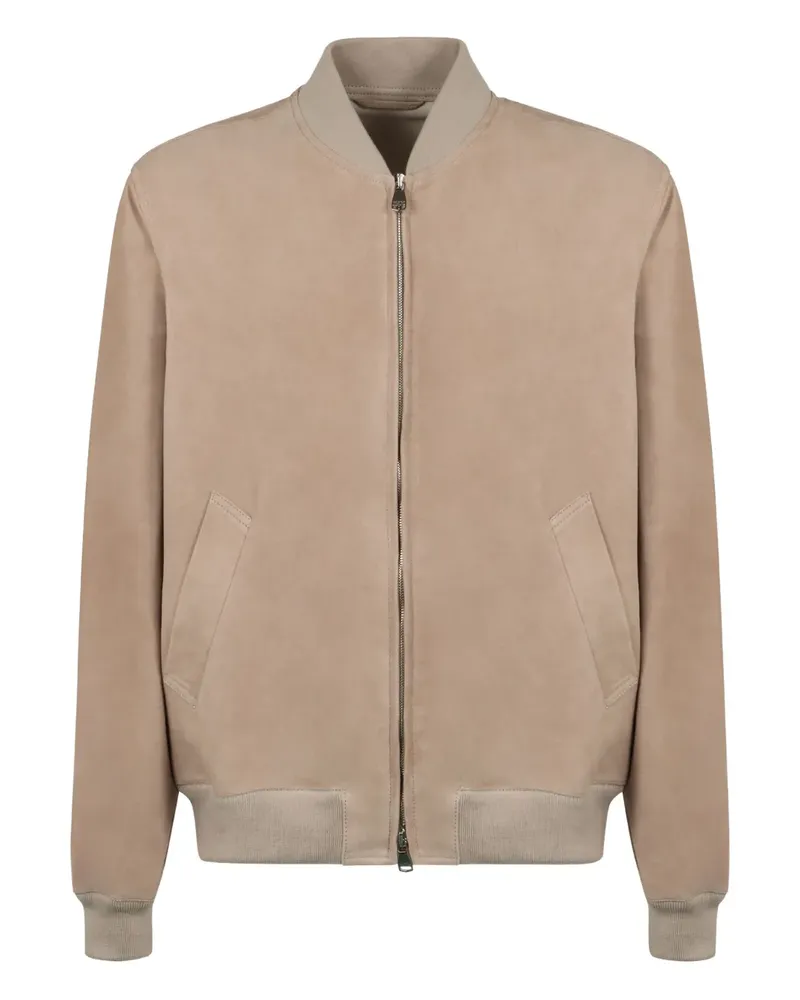 Valstar Wildlederjacke mit geripptem Saum - Nude Nude