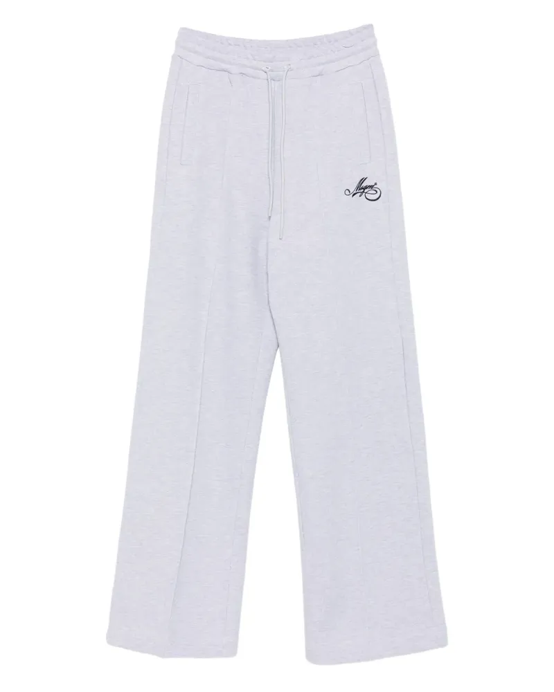 MSGM Jogginghose mit Logo-Stickerei - Grau Grau