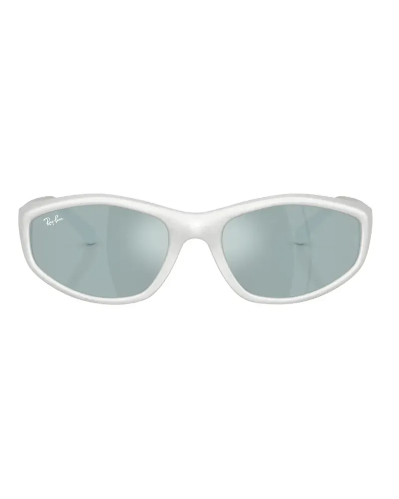 Ray Ban Sonnenbrille mit geometrischem Gestell - Weiß Weiß