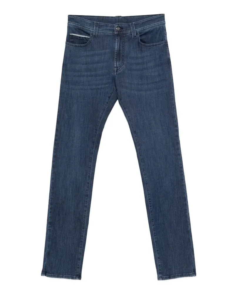 Canali Five-Pocket-Jeans - Blau Blau