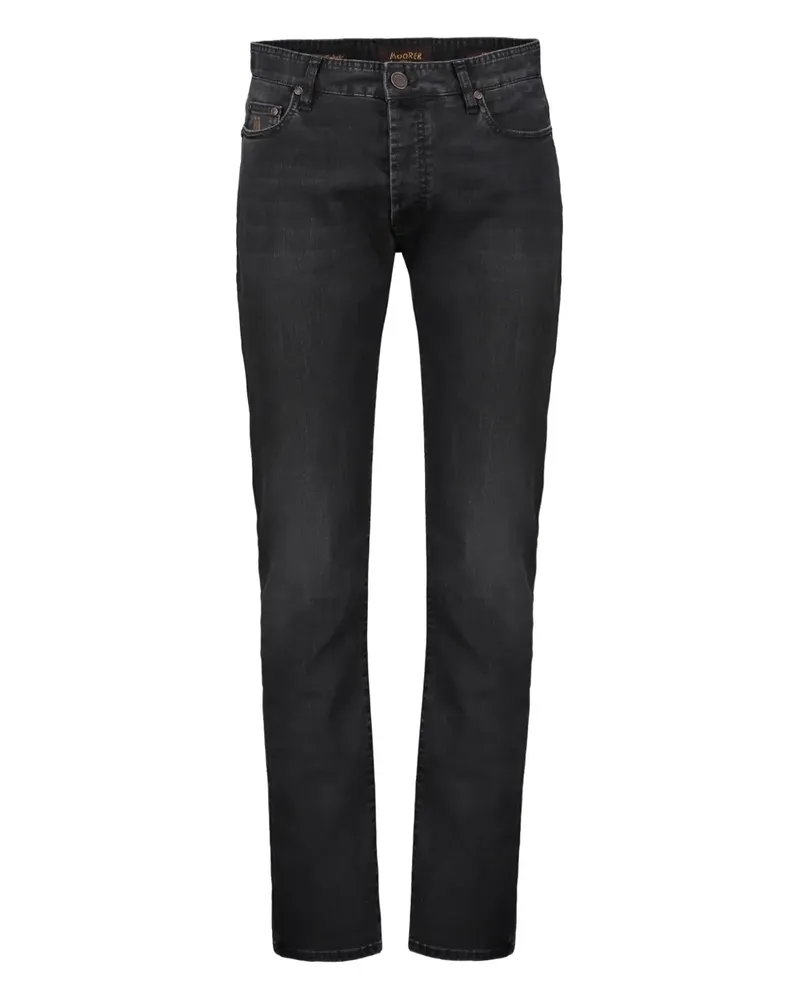 MOORER Pavel Slim-Fit-Jeans - Grau Grau