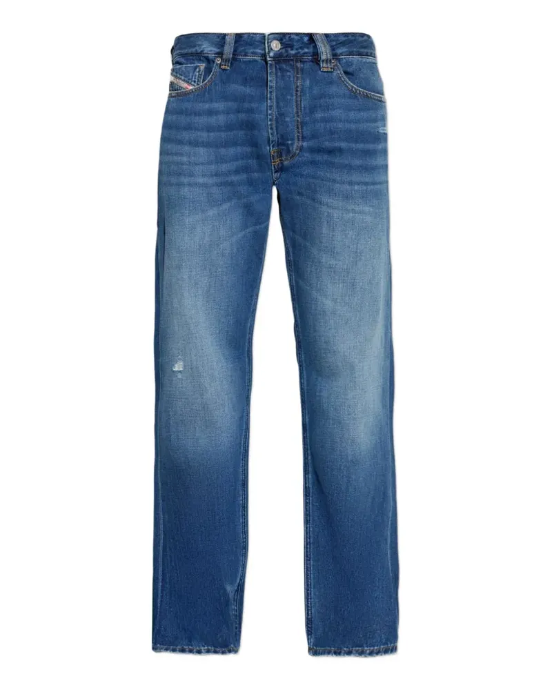 Diesel 1980 D-Eeper Jeans im Distressed-Look - Blau Blau