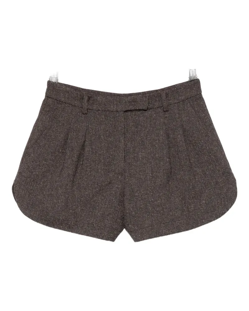 Patrizia Pepe Strukturierte Ballonshorts - Braun Braun