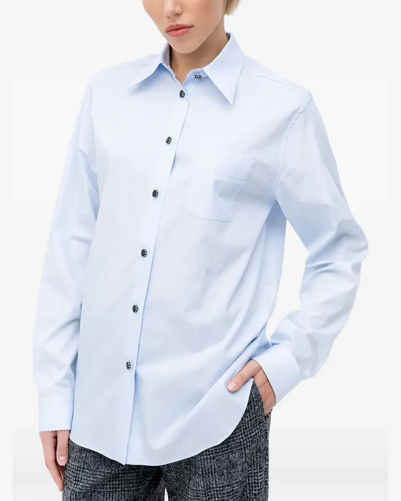 N° 21 patch-pocket shirt - Blau Blau
