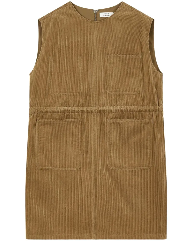 STUDIO TOMBOY Kleid aus Cord - Braun Braun