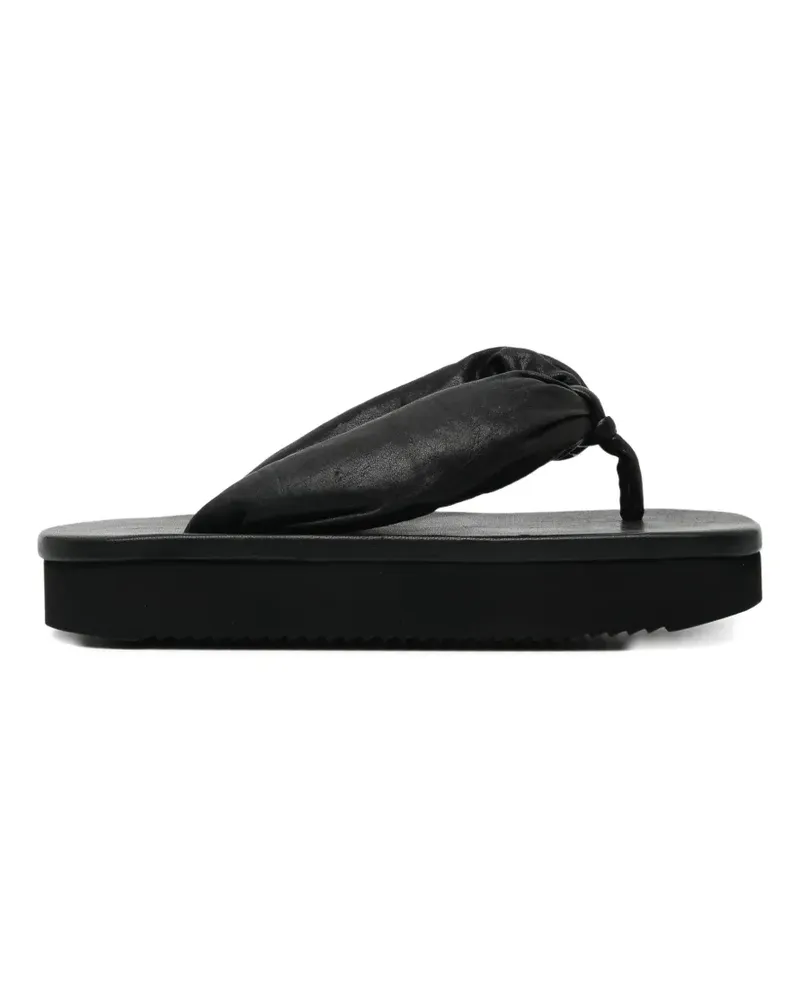Rick Owens Sandalen aus Leder - Schwarz Schwarz