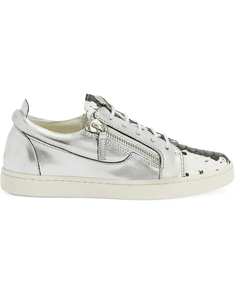 Giuseppe Zanotti Nicki Sneakers im Metallic-Look - Grau Grau