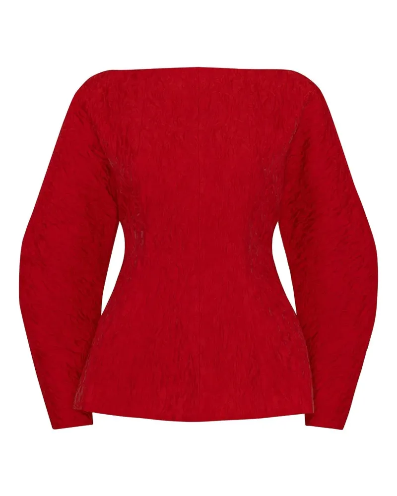 Roksanda Ilincic Eni textured-finish top - Rot Rot