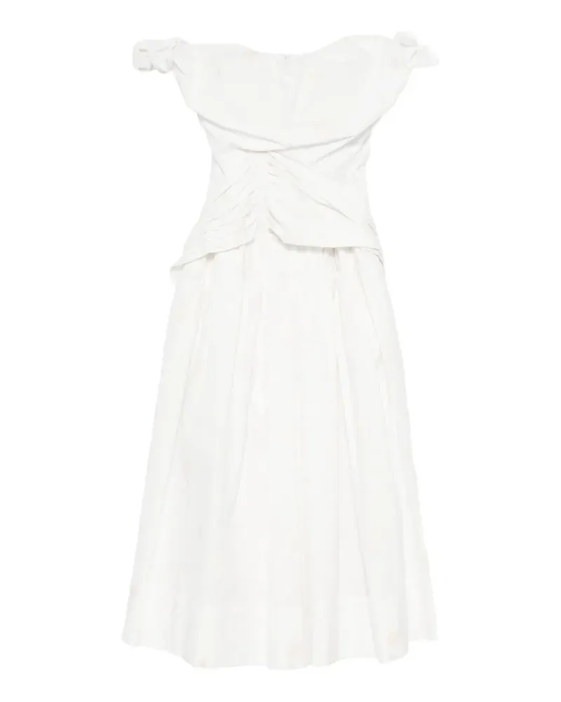 Vivienne Westwood Sunday corset floral-print gown - Weiß Weiß