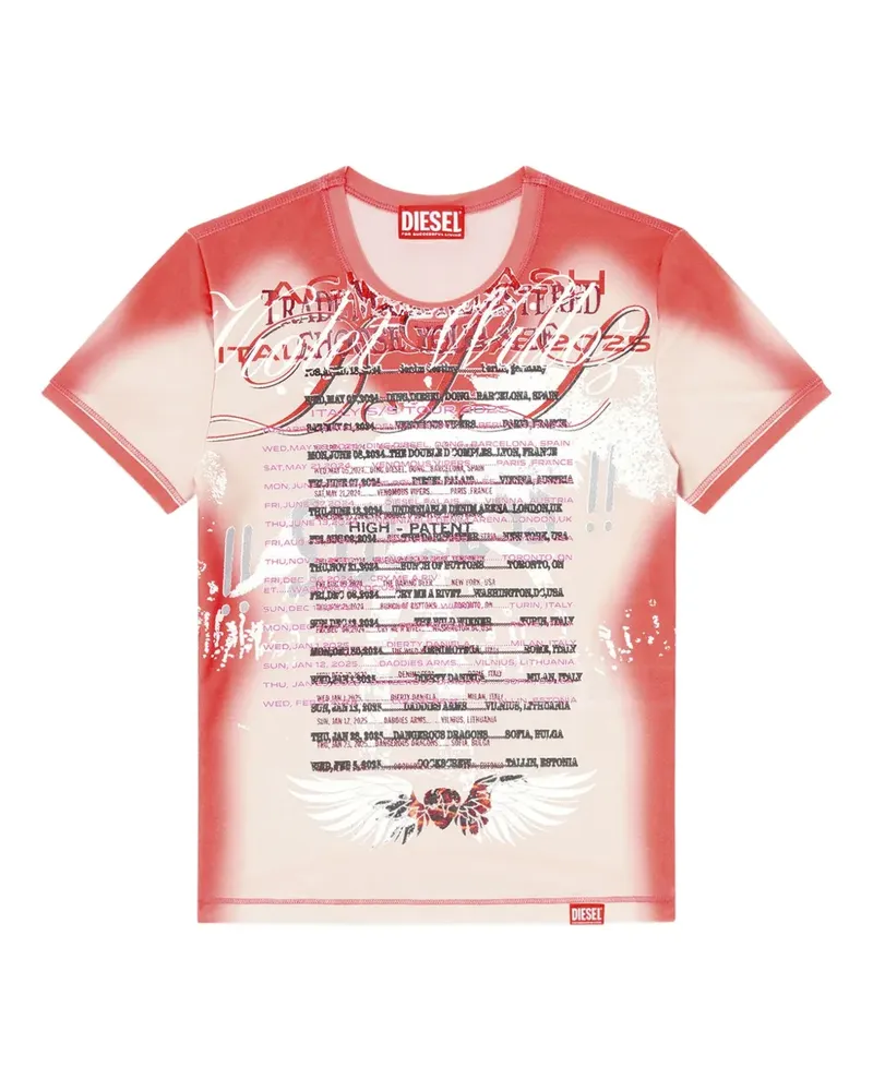 Diesel Remaster Capsule T-Kalyc-1 T-Shirt - Rosa Rosa