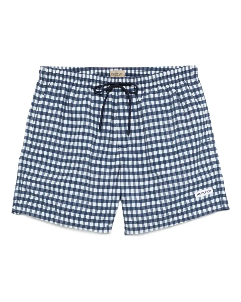 Woolrich elasticated-waistband swim shorts - Blau Blau
