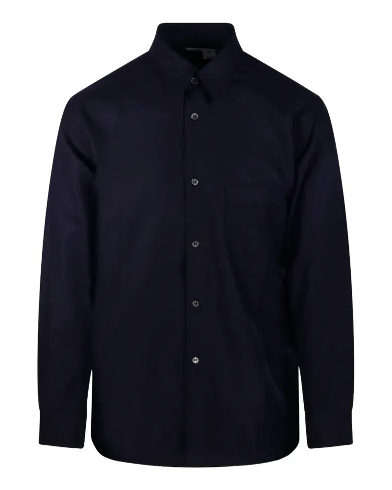 Comme des Garçons Hemd mit Brusttaschen - Blau Blau