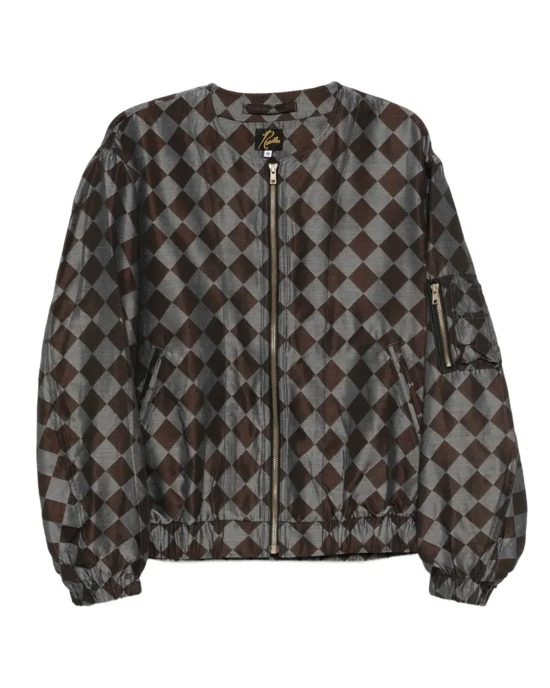 NEEDLES Karierte Jacke - Blau Blau