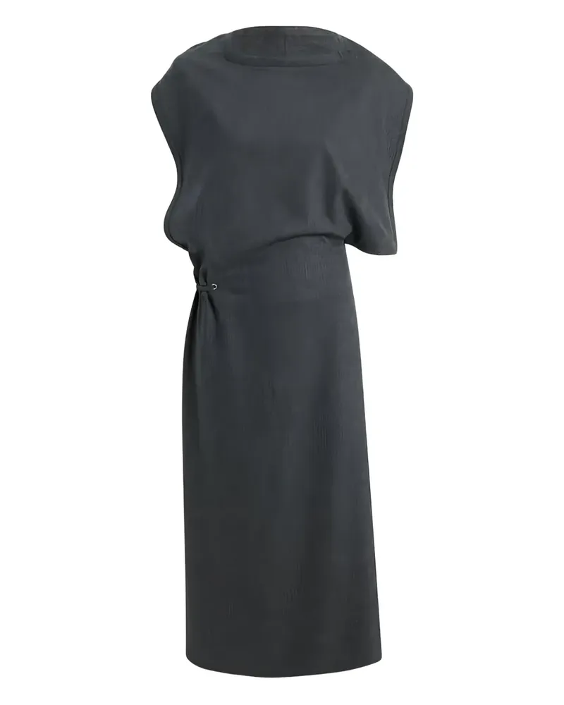 KHAITE Iris draped dress - Grau Grau