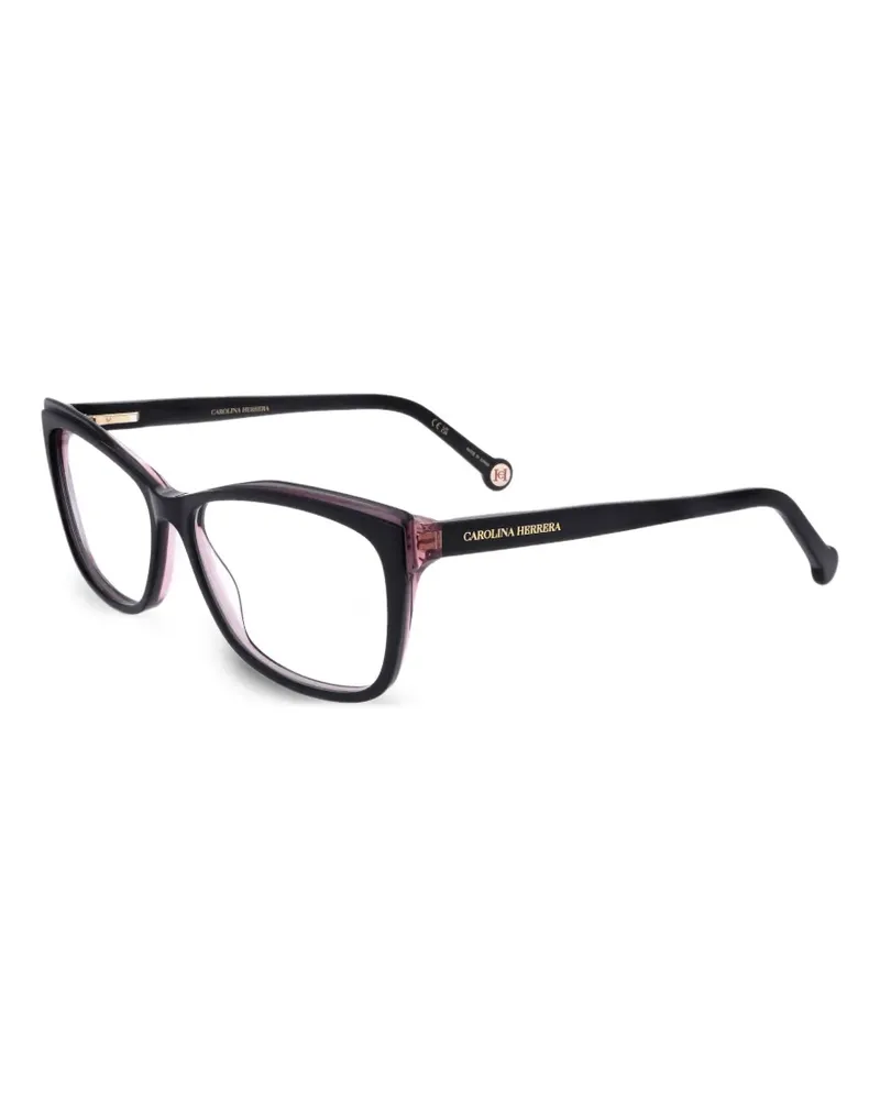 Carolina Herrera New York Cat-Eye-Brille - Schwarz Schwarz