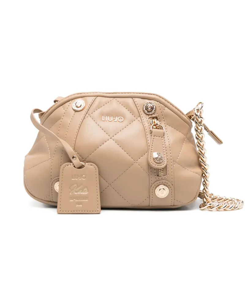 Liu Jo Clutch mit Logo - Braun Braun