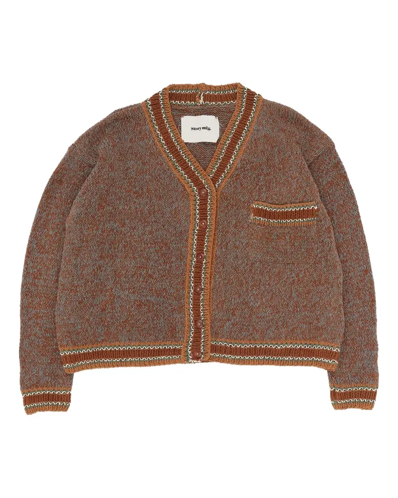 STORY mfg. Bulb Cardigan - Braun Braun