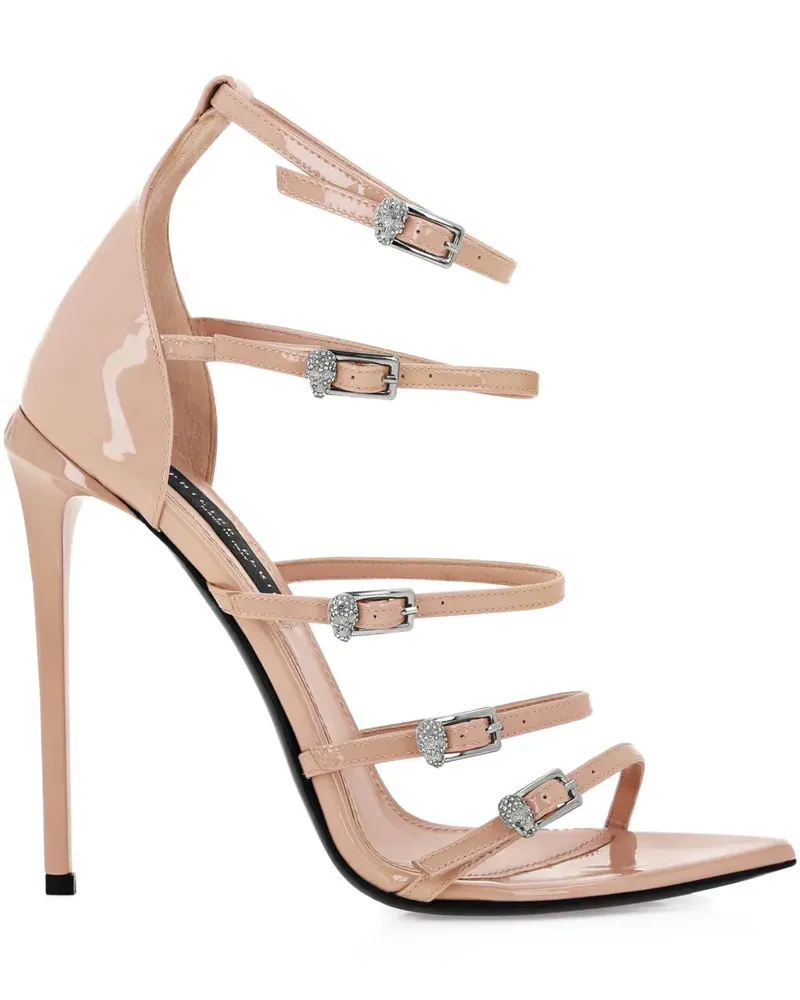 Philipp Plein Mignon Sandalen 120mm - Nude Nude