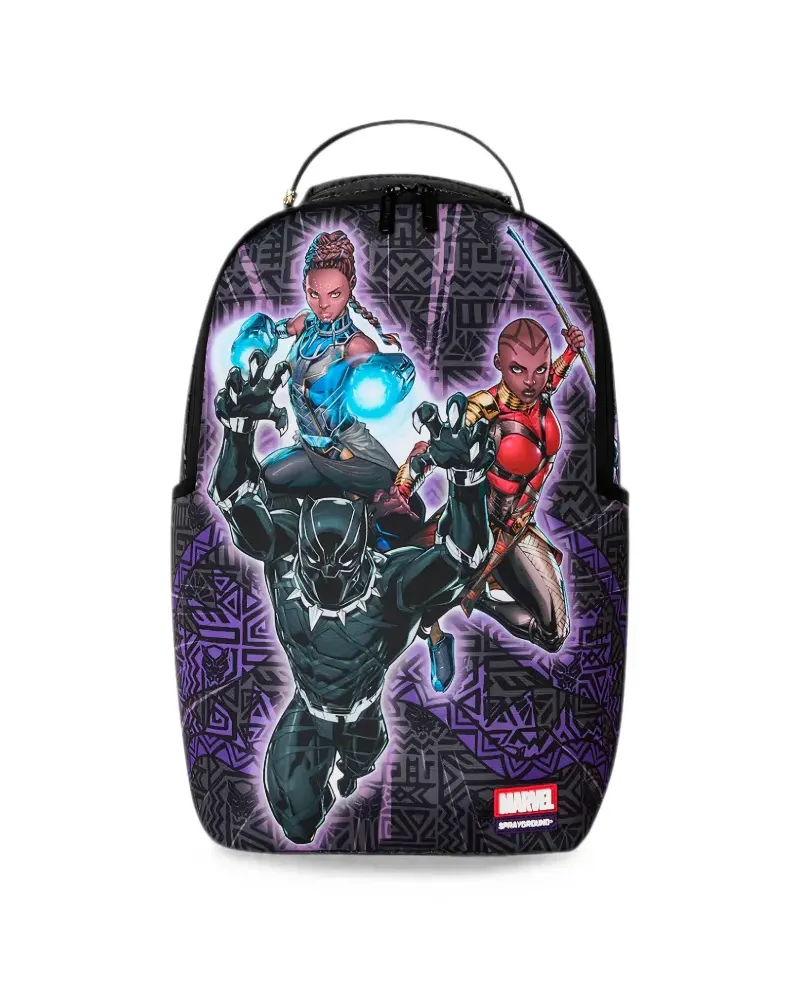 Sprayground x Marvel Black Panther Rucksack - Schwarz Schwarz