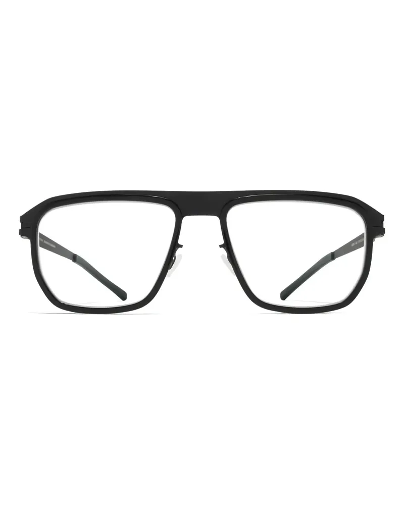 Mykita Walker Brille mit geometrischem Gestell - Schwarz Schwarz