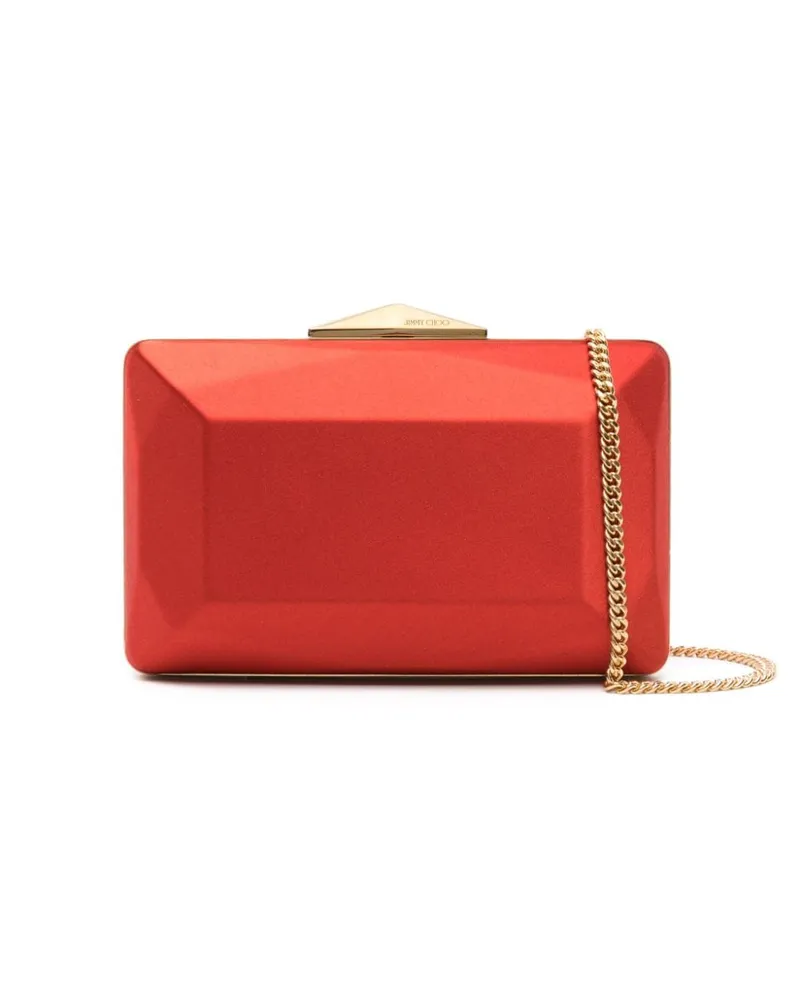 Jimmy Choo Diamond Box Clutch - Rot Rot