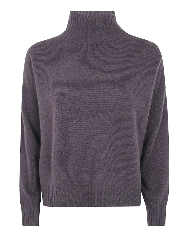D.EXTERIOR high-neck cashmere sweater - Violett Violett