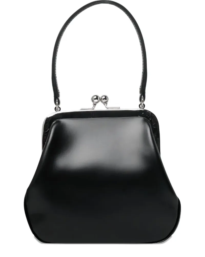 Comme des Garçons kiss-clasp shoulder bag - Schwarz Schwarz