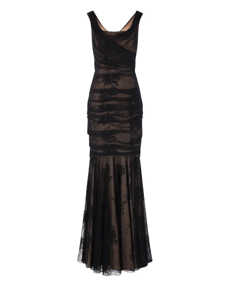Dolce & Gabbana lace maxi dress - Schwarz Schwarz