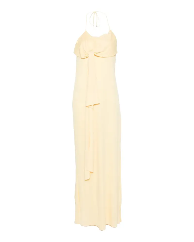 Loewe x Paula's Ibiza Maxikleid mit Knotendetail - Gelb Gelb