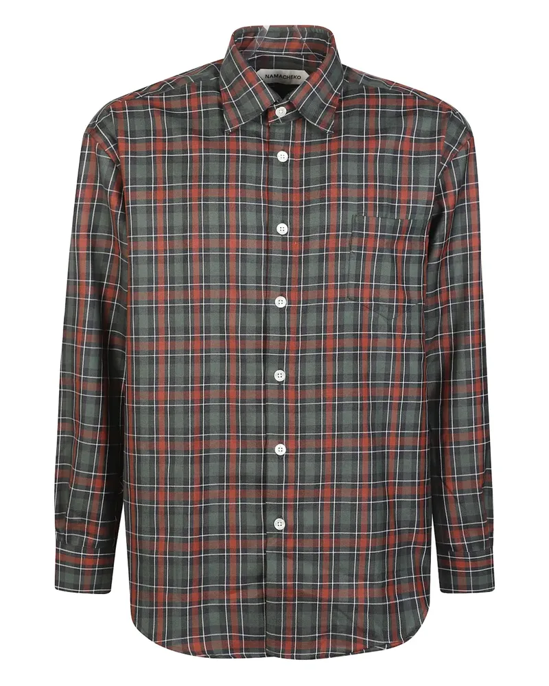 Namacheko check shirt - Grün Grün
