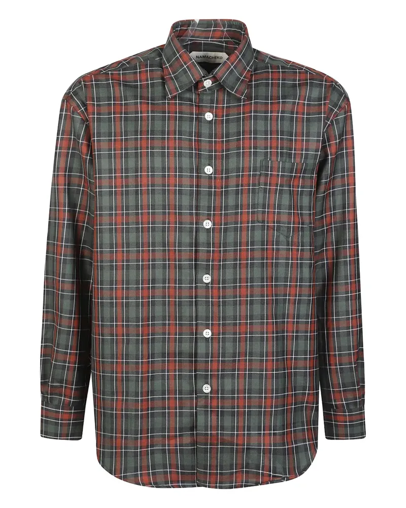 Namacheko Kariertes Hemd - Grün Grün