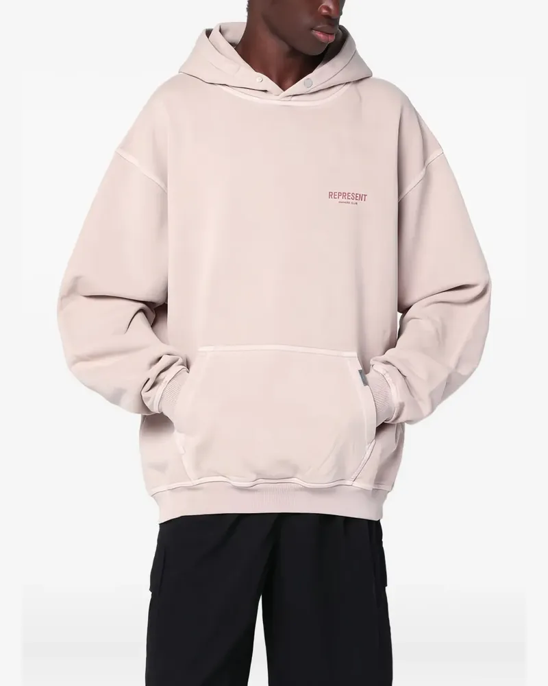 REPRESENT Hoodie mit Tasche - Nude Nude