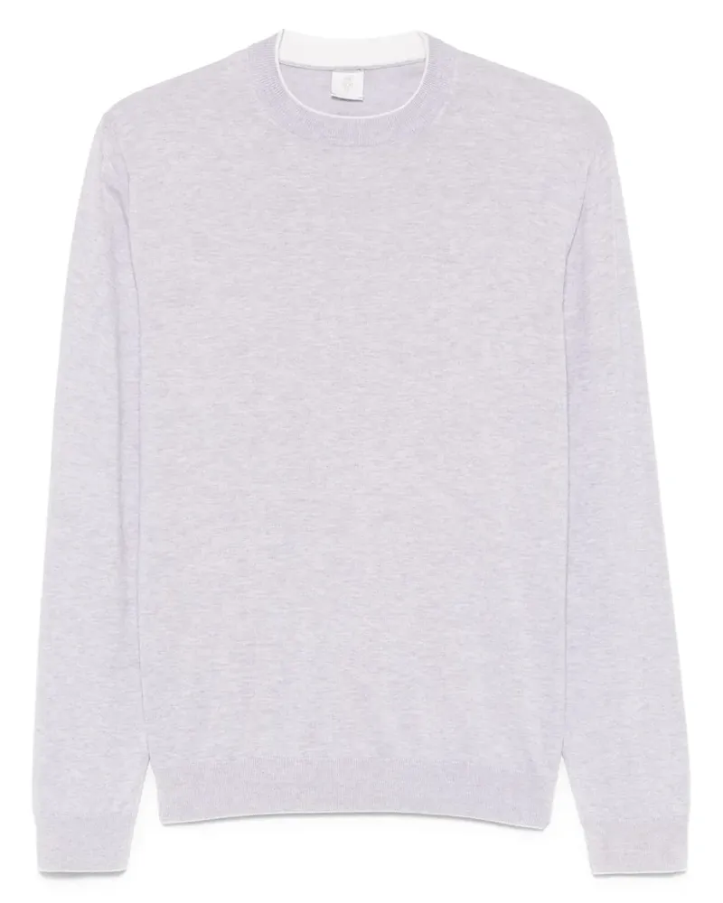 Eleventy Pullover mit Rundhalsausschnitt - Grau Grau