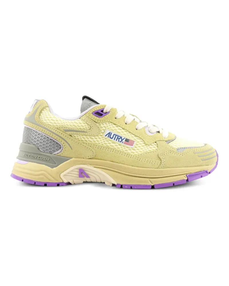 AUTRY Hyperway Low-Top-Sneakers mit Einsätzen - Gelb Gelb