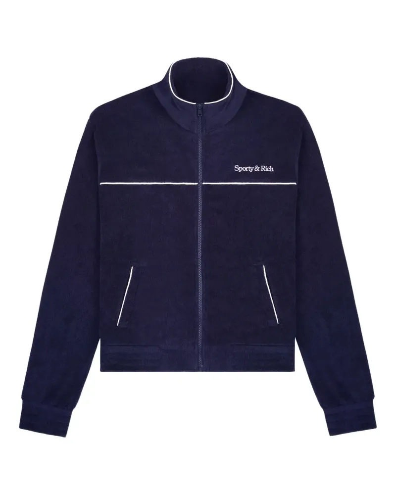 SPORTY & RICH New Serif Sportjacke - Blau Blau