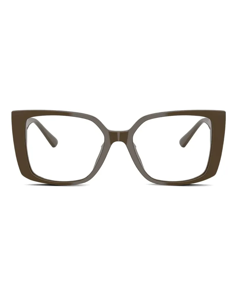 Jimmy Choo Brille mit eckigem Gestell - Grün Grün