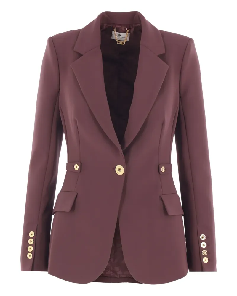 Elisabetta Franchi Blazer mit Schulterpolstern - Rot Rot
