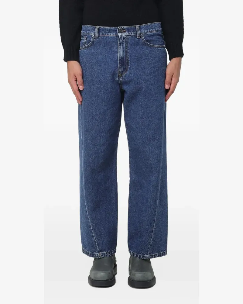 PAURA Twist loose-fit jeans - Blau Blau