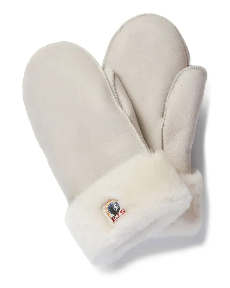 Parajumpers Fäustlinge mit Shearling-Besatz - Grau Grau