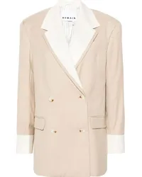 REMAIN Doppelreihiger Blazer Nude