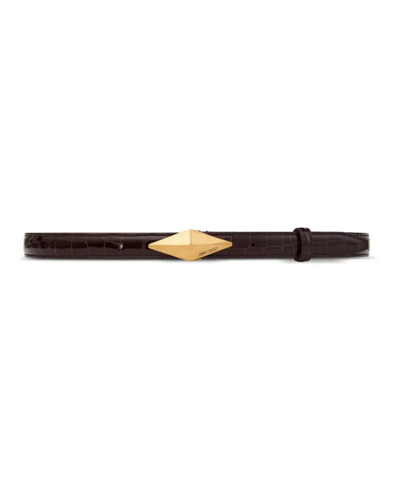 Jimmy Choo diamond clasp belt - Braun Braun