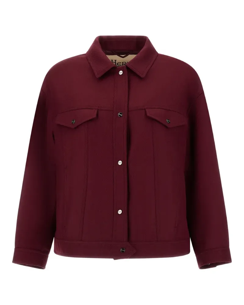 Herno Hemdjacke aus Kavallerie-Twill - Rot Rot