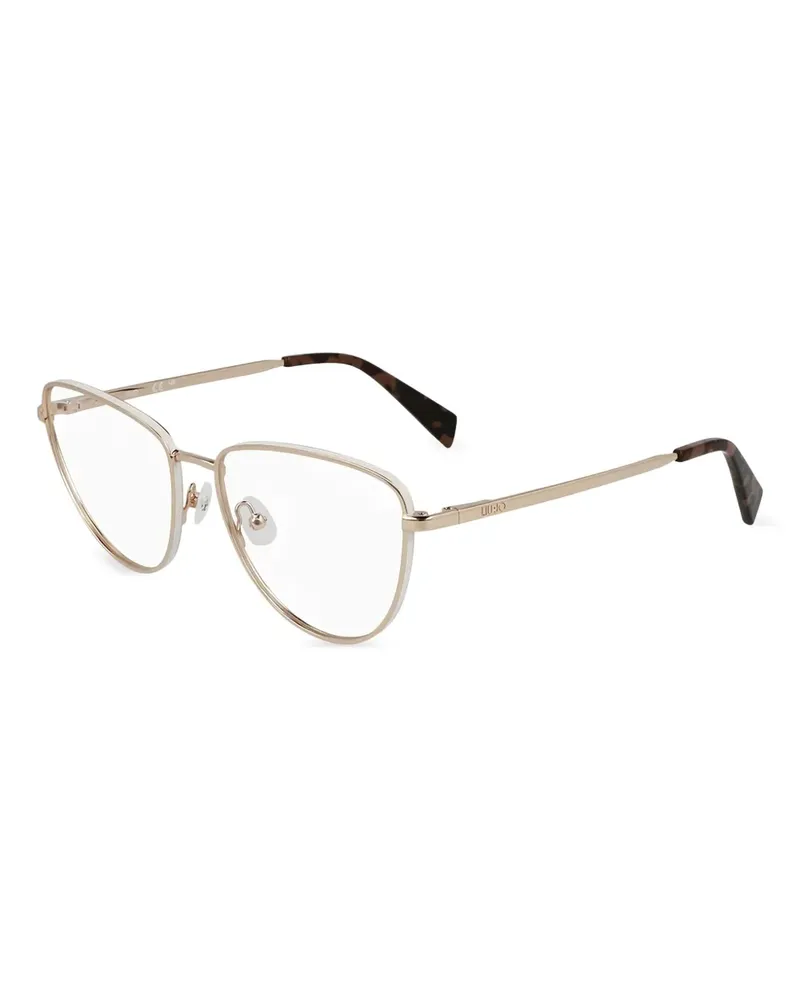 Liu Jo Brille mit geometrischem Gestell - Gold Gold