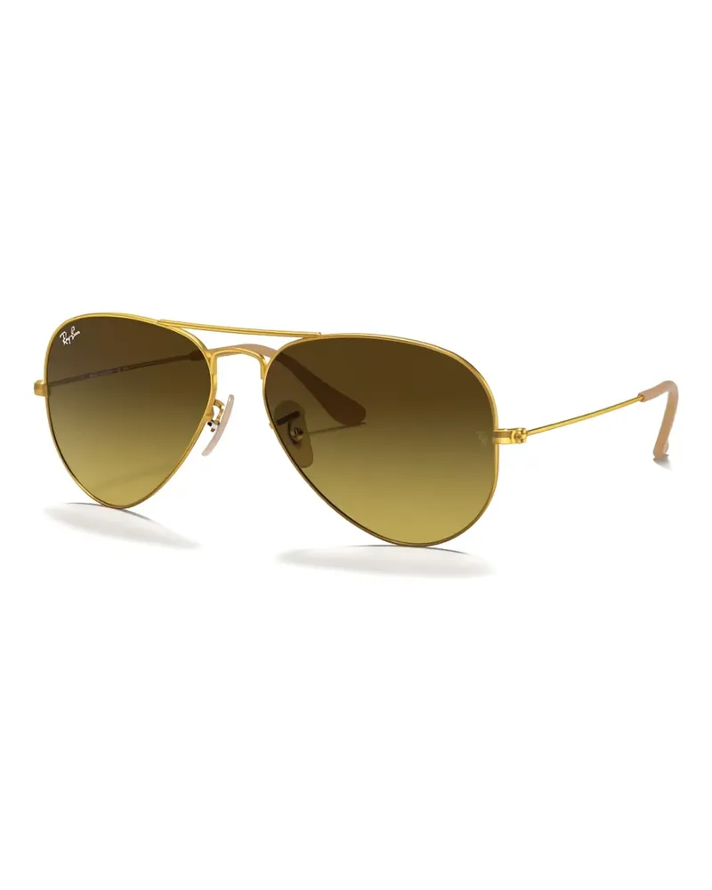 Ray Ban Sonnenbrille im "Aviator"-Design - Gold Gold