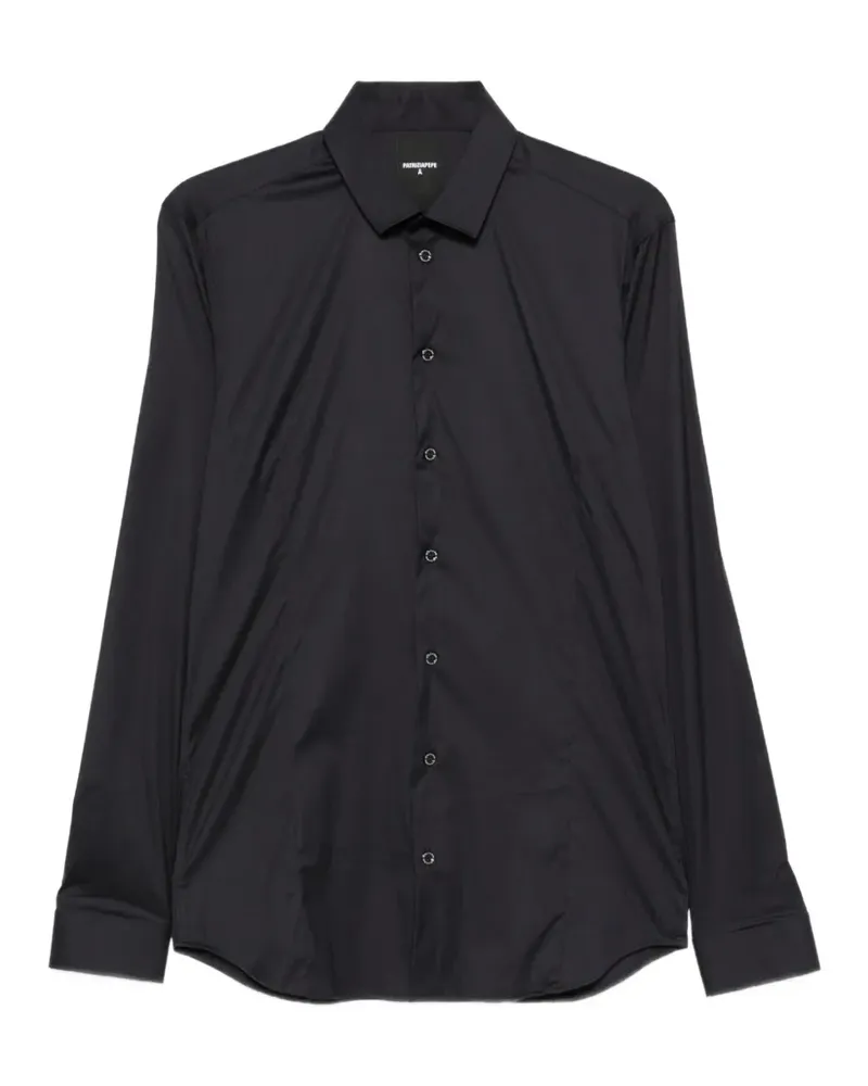 Patrizia Pepe Essential Slim-Fit-Hemd - Blau Blau